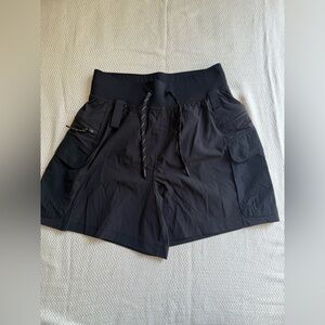 Lululemon Black Cargo Shorts with Drawstring